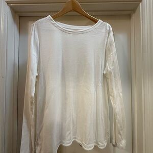 J. Jill Elegant White Long Sleeve Tee